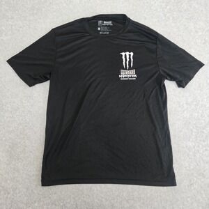 RARE Monster Energy Muscle Shake Sports Shirt Mens Large BMX Motorcross Racing